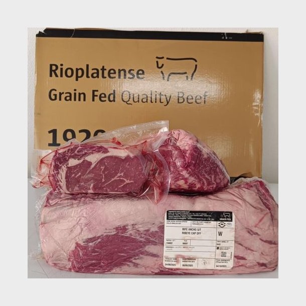 SUPERBASKER - Okseribeye af kornfodret kdkvg, varieret vgtstrrelse