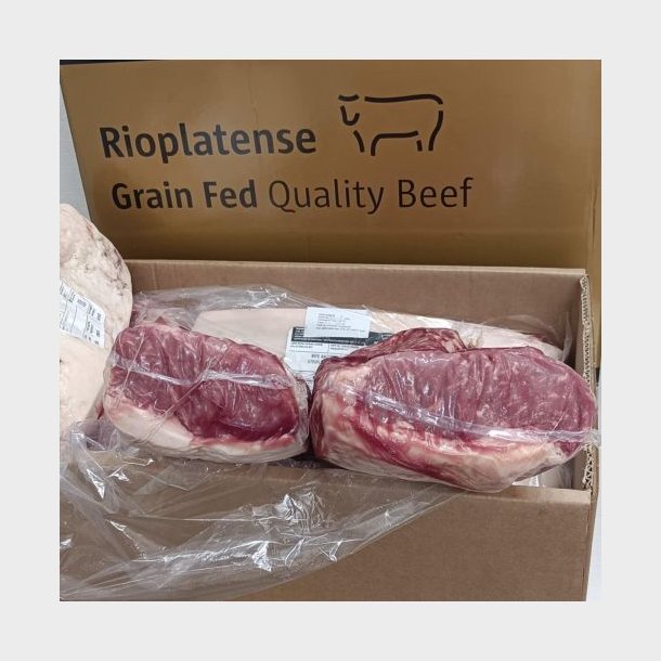 SUPERSPOT - Argentinsk oksestriploin af kornfodret kdkvg
