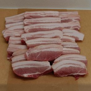 VALGFLSK - Stegeflsk i skiver, ca. 2 kg. 