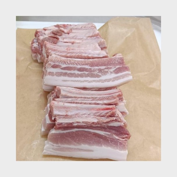 Hndskret stegeflsk m/ben - ca. 1,7 til 1,9 kg.