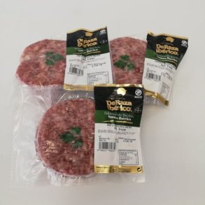 SPOTPRIS - Burger af Iberico Sortfodsgris, Bellota, 2 x 180 gram, frost