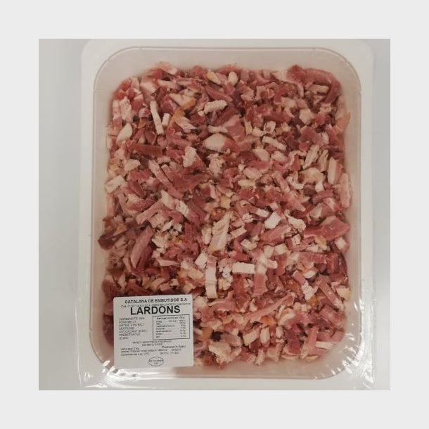 SUPERSPOT - Fersk bacon i tern - 2 kg. 