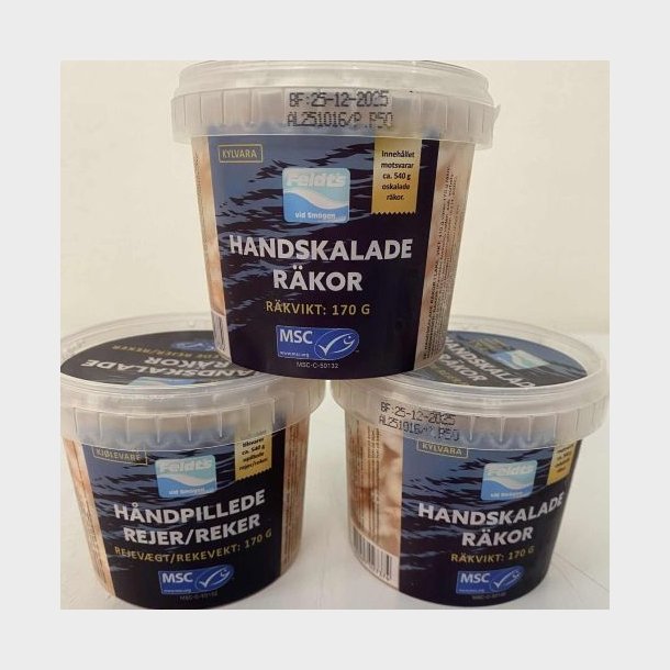 SUPERBASKER - Hndpillede svenske rejer i lage