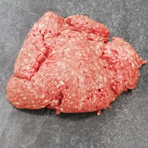 Friskhakket oksekd, konventionel - fedtprocent mindre end 12% 