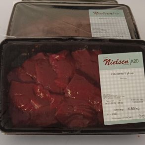 Ungdyrlever - 0,5 kg. 