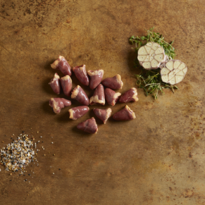 Hopballe Mlle kyllingehjerter, frost, 500 gr.