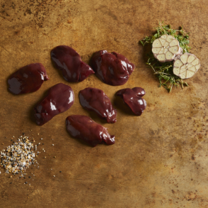 Hopballe Mlle kyllingelever, frost, 500 gr.