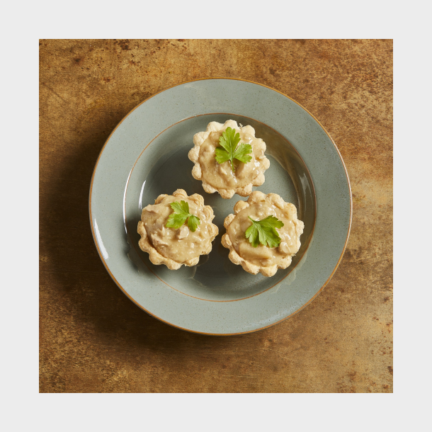 Tarteletfyld fra Hopballe M�lle, ca. 800 gr. 