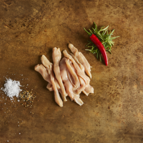 SUPERSPOT - Hopballe M�lle wokstrimler af brystk�d