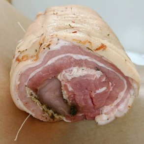 SUPERSPOT - Porchetta af dansk Duroc gris 
