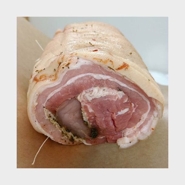 SUPERSPOT - Porchetta af dansk Duroc gris 