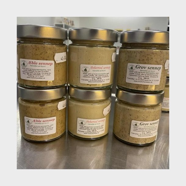 Nyord sennep - 3 varianter