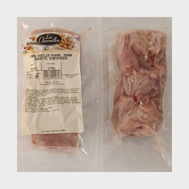 Udbenede vagtler m/svampefars, 2 stk.