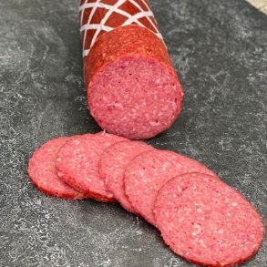 Klippinge Slagterens hjemmelavede spegeplse med l og kartoffel