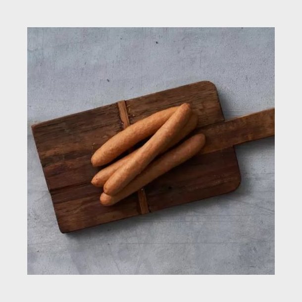 Gourmet hotdog fra Nørre Søby Slagteren, 5 stk., ca. 0,4 kg.