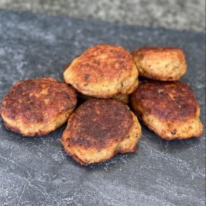 STORKB - Pandestegte kyllingefrikadeller fra Nr. Onsild